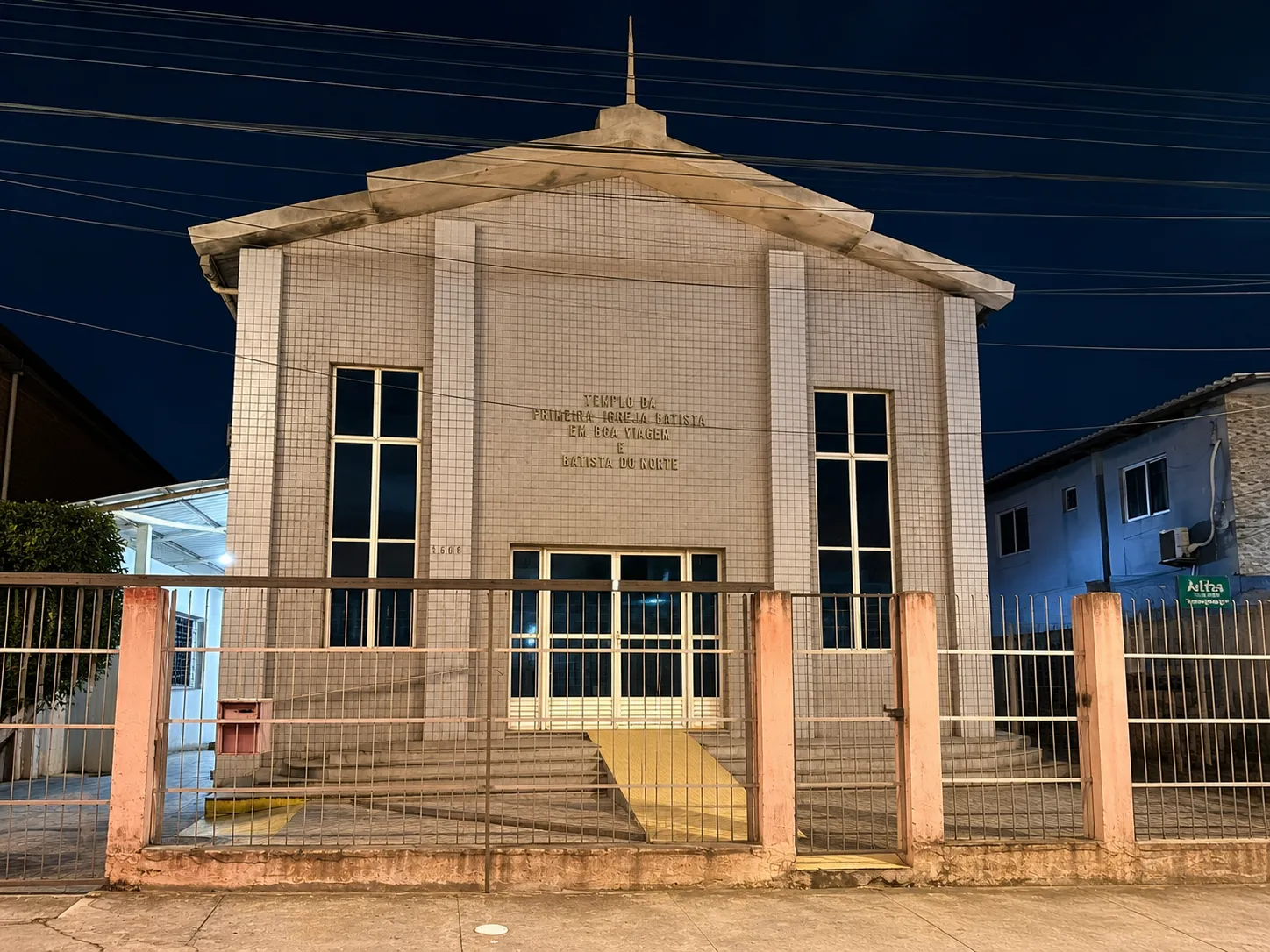 Fachada atual da igreja